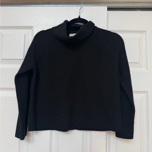 Madewell Classic Black Turtleneck Sweater - Picture 1 of 2